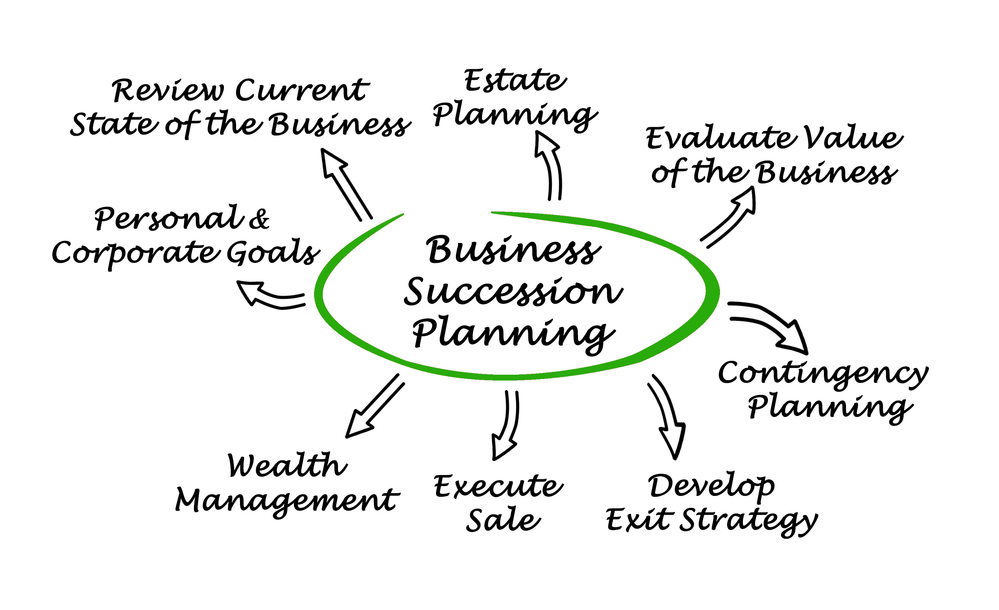 Business succession planning includes many different strategies.